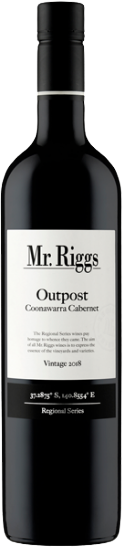 Mr Riggs Wine Company Outpost Coonawarra Cabernet 2018